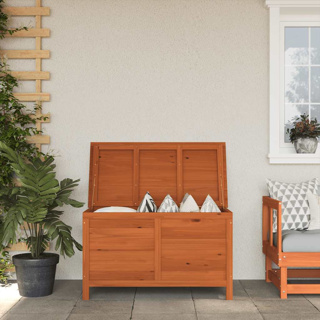 Opbevaringskasse Til Haven 198,5X50X56,5 Cm Massivt Fyrretræ