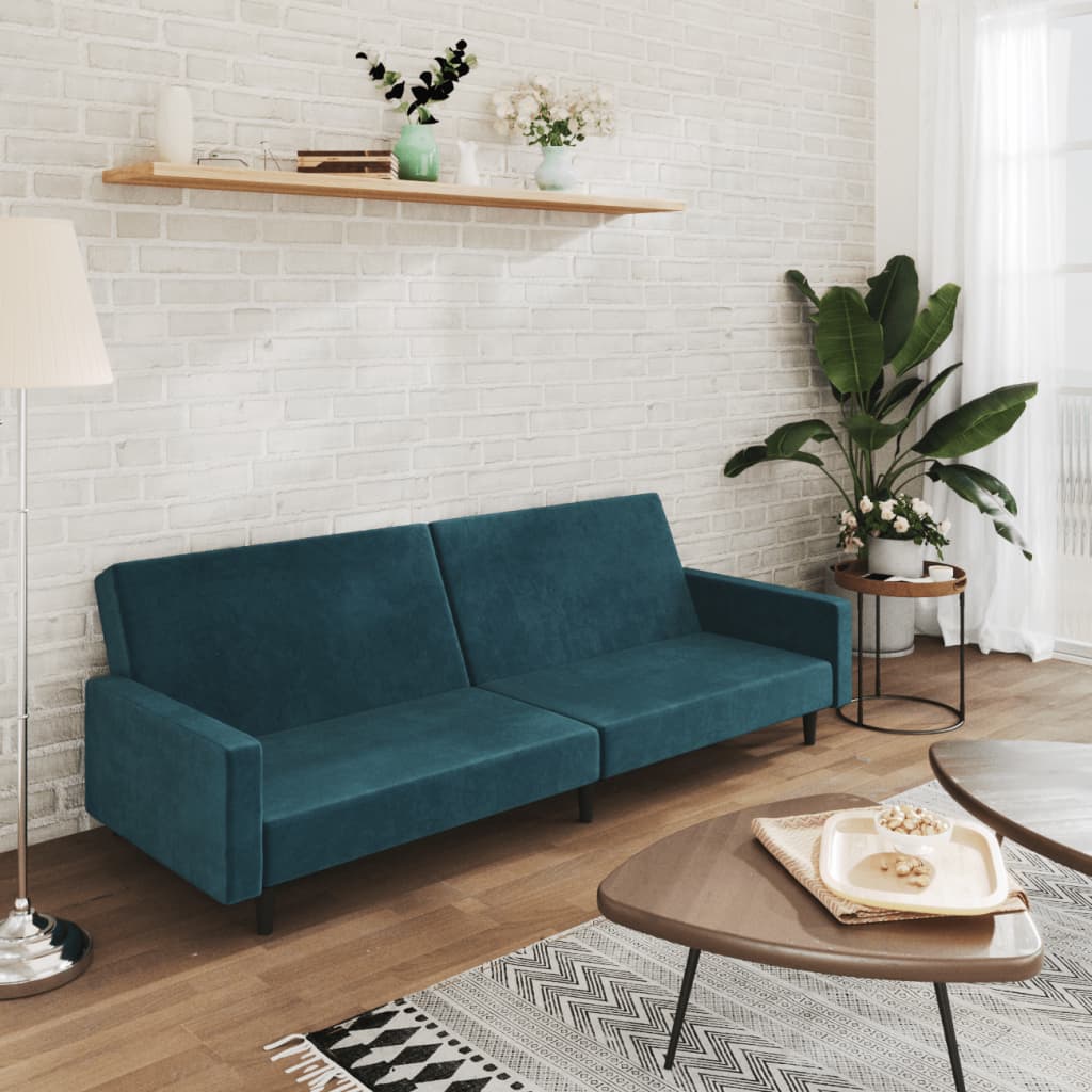 2-Personers Sovesofa Fløjl