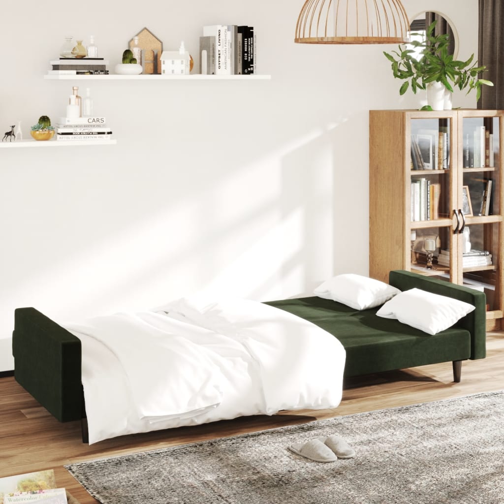 2-Personers Sovesofa Fløjl