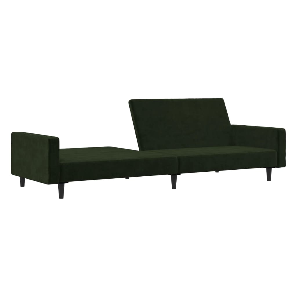 2-Personers Sovesofa Fløjl