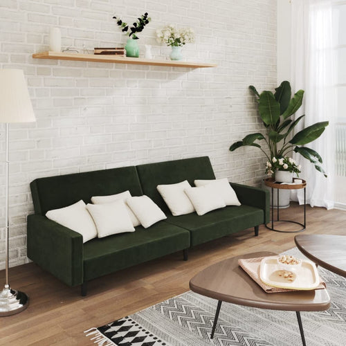 2-Personers Sovesofa Fløjl