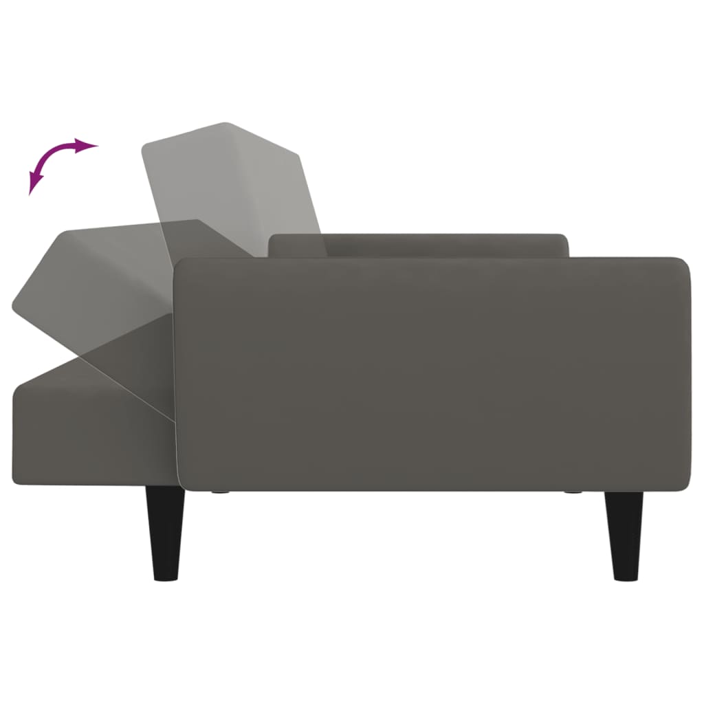 2-Personers Sovesofa Fløjl