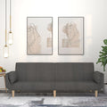 2-Personers Sovesofa Med 2 Puder Stof