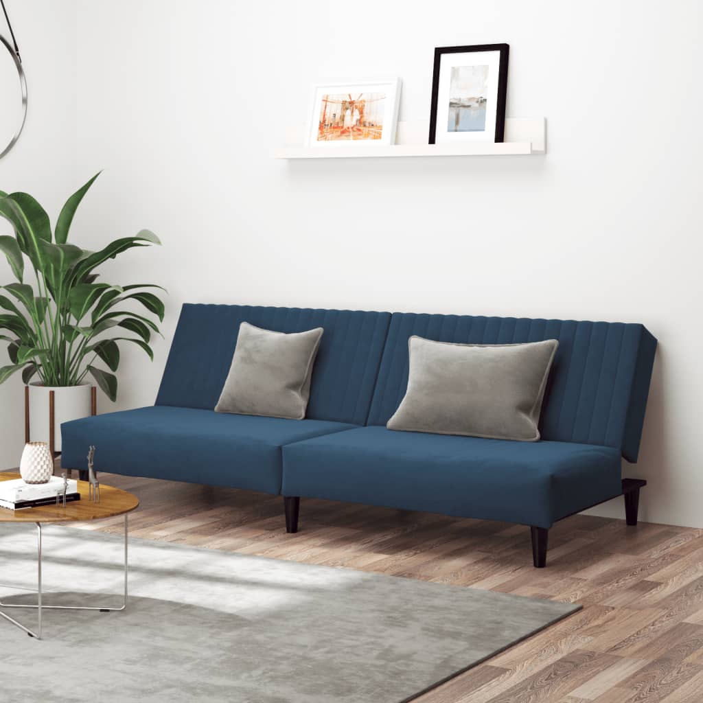 2-Personers Sovesofa Fløjl