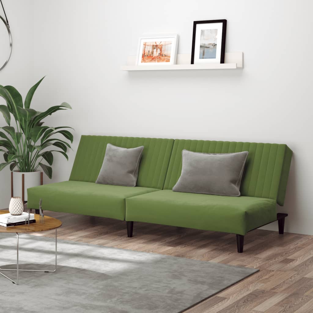 2-Personers Sovesofa Fløjl