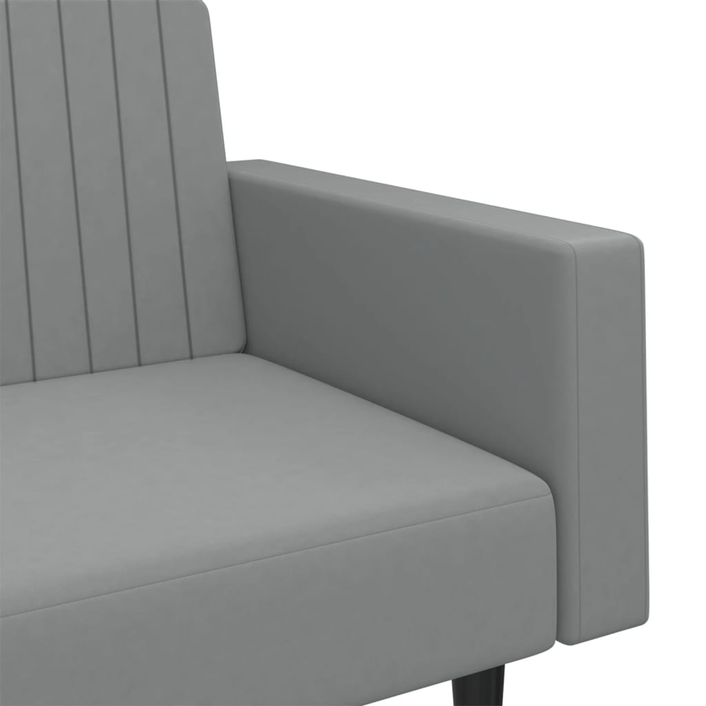 2-Personers Sovesofa Fløjl