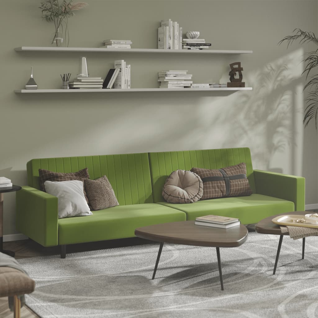 2-Personers Sovesofa Fløjl