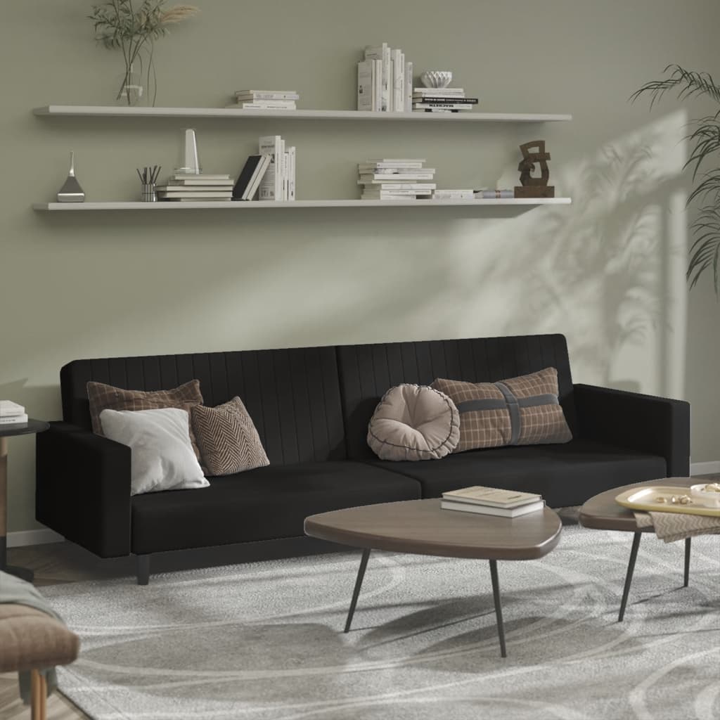 2-Personers Sovesofa Fløjl