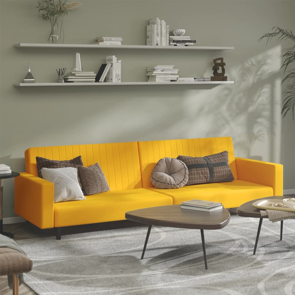 2-Personers Sovesofa Fløjl