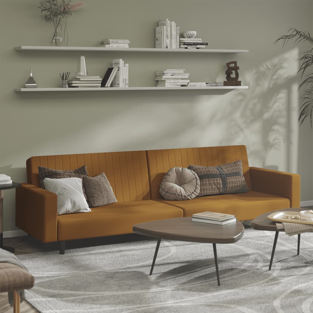 2-Personers Sovesofa Fløjl