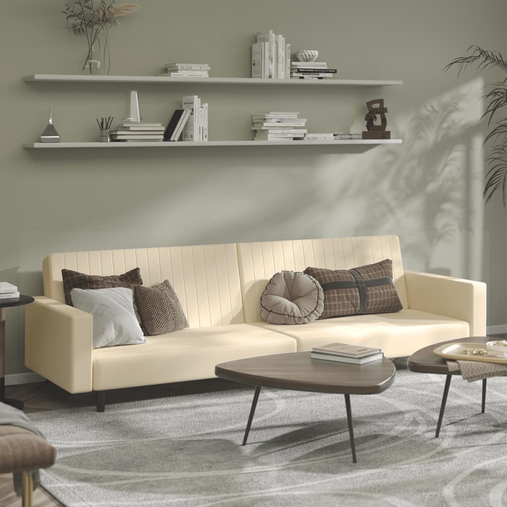 2-Personers Sovesofa Fløjl