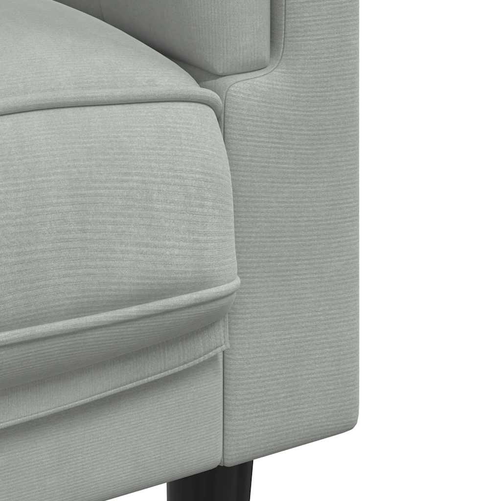2-Personers Sofa Med Hynder Velour