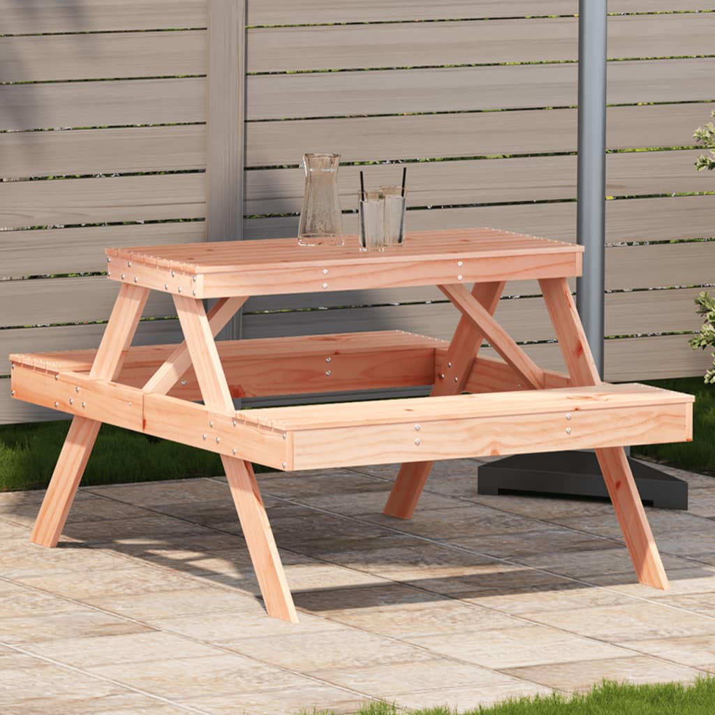 Picnicbord 105X134X75 Cm Massivt Fyrretræ