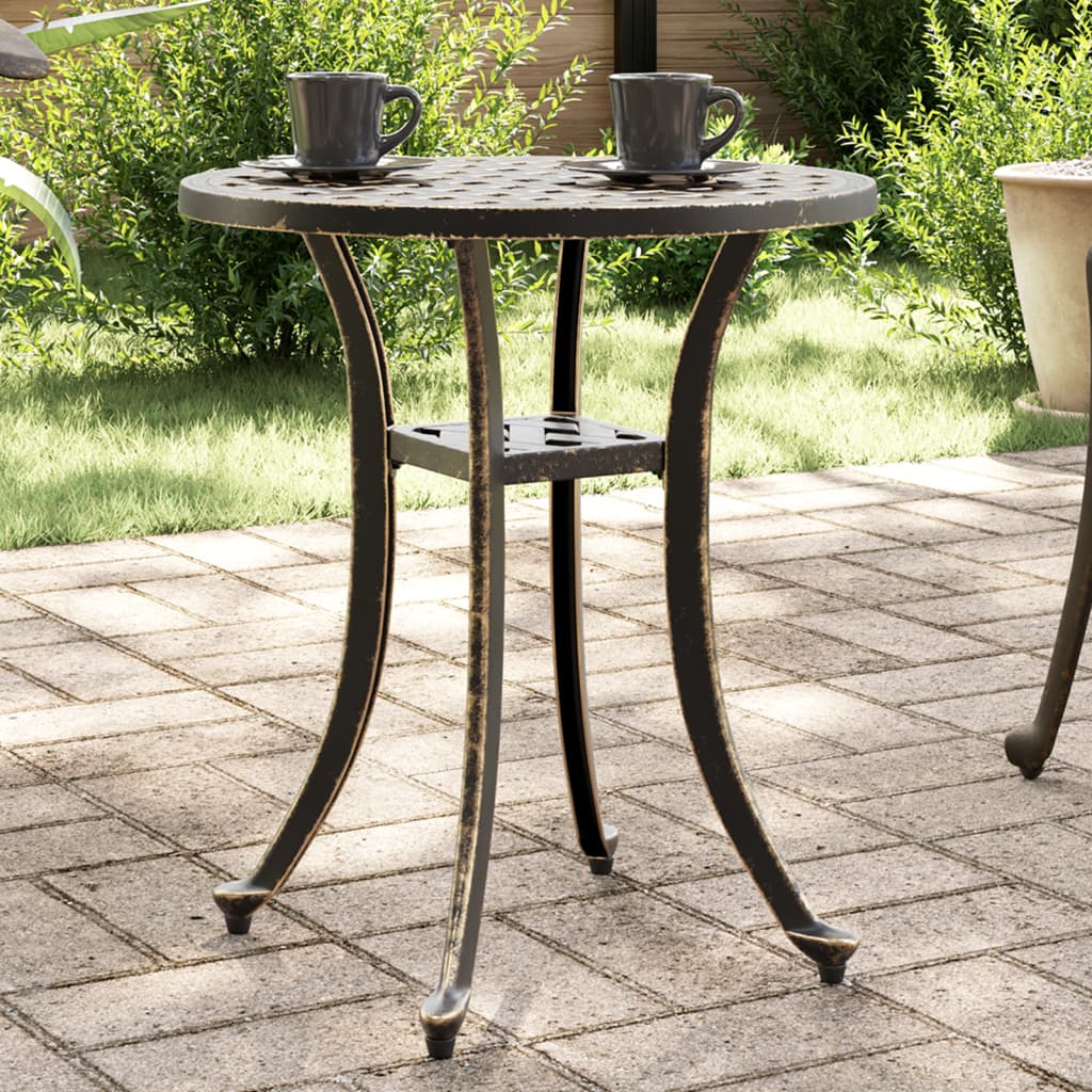 Havebord Ø48X53 Cm Støbt Aluminium Farvet