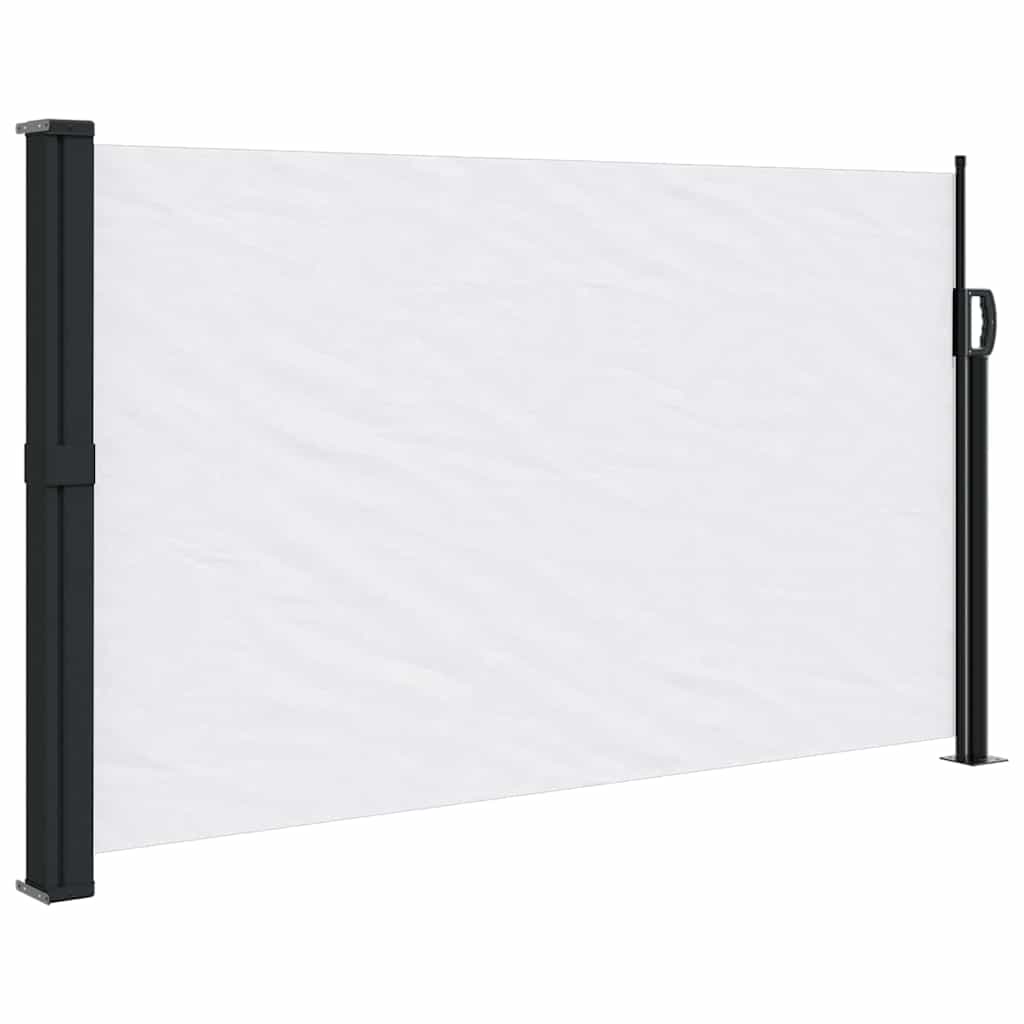 Sammenrullelig Sidemarkise Hvid