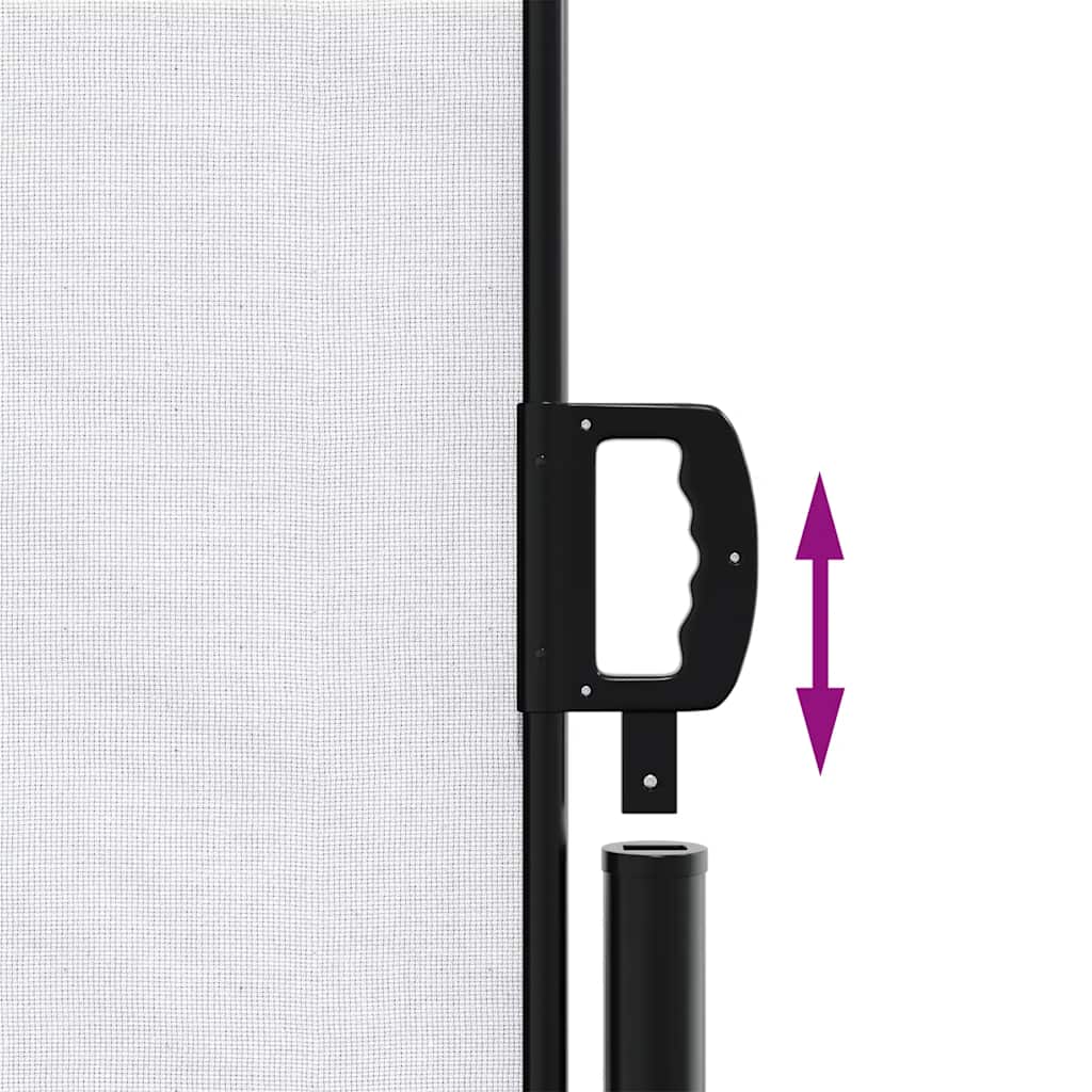 Sammenrullelig Sidemarkise Hvid