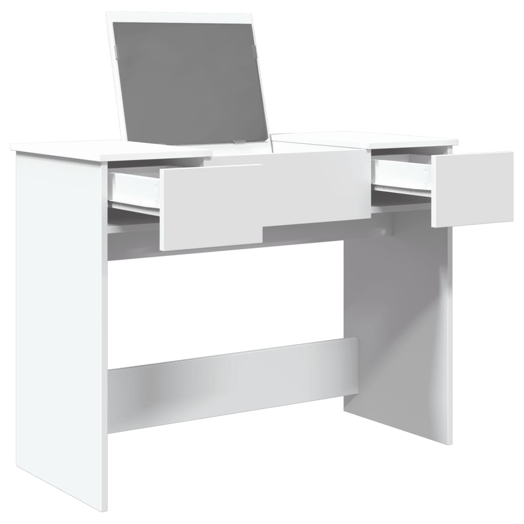 Makeupbord Med Spejl 100X45X76 Cm