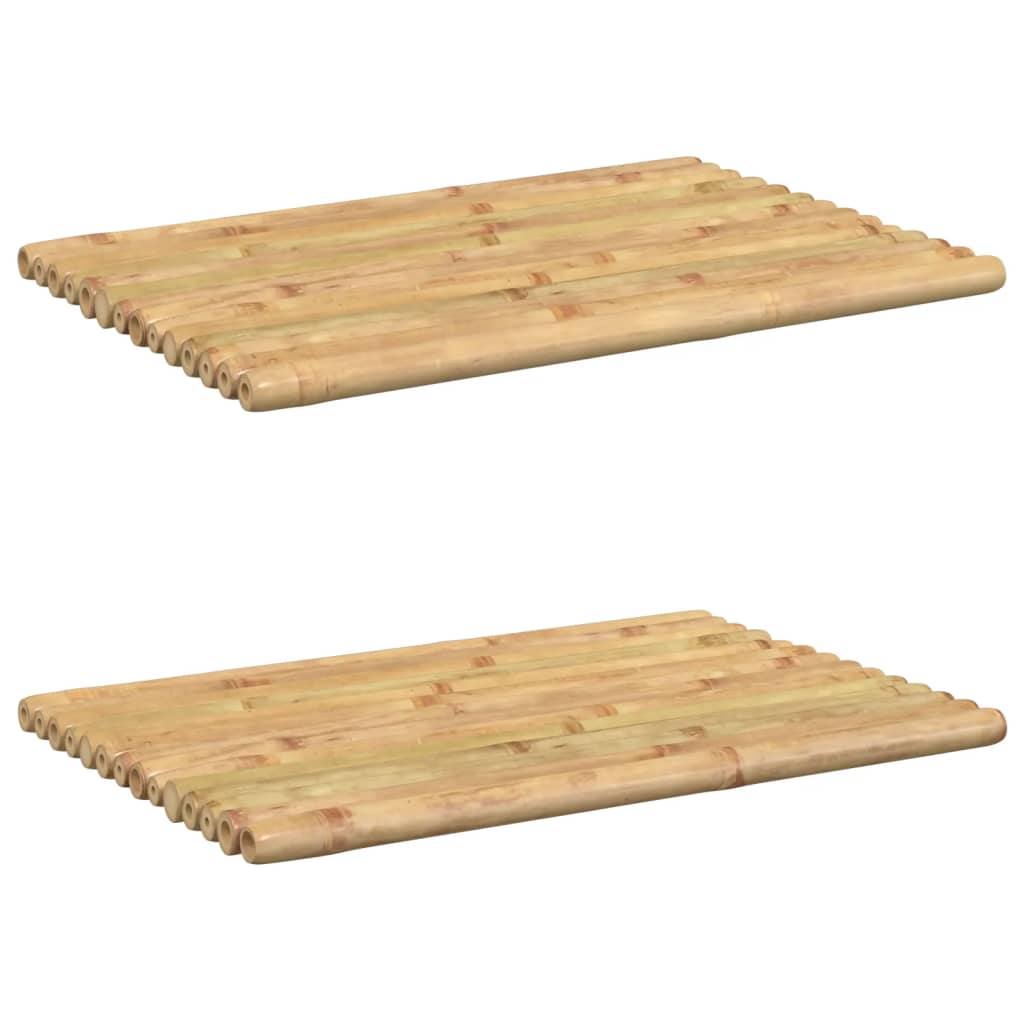 Bademåtter 2 Stk. Bambus