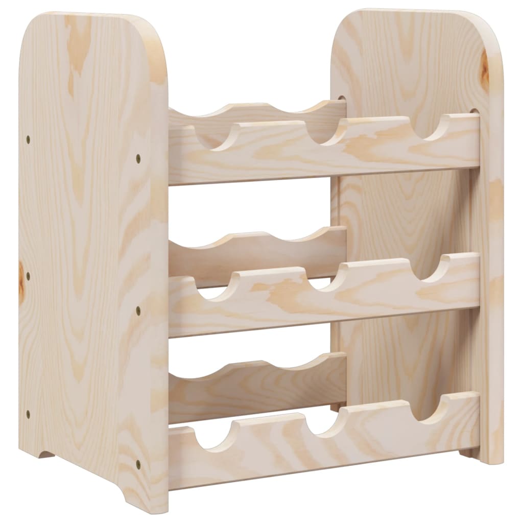 Vinreol 33X25X37 Cm Massivt Fyrretræ