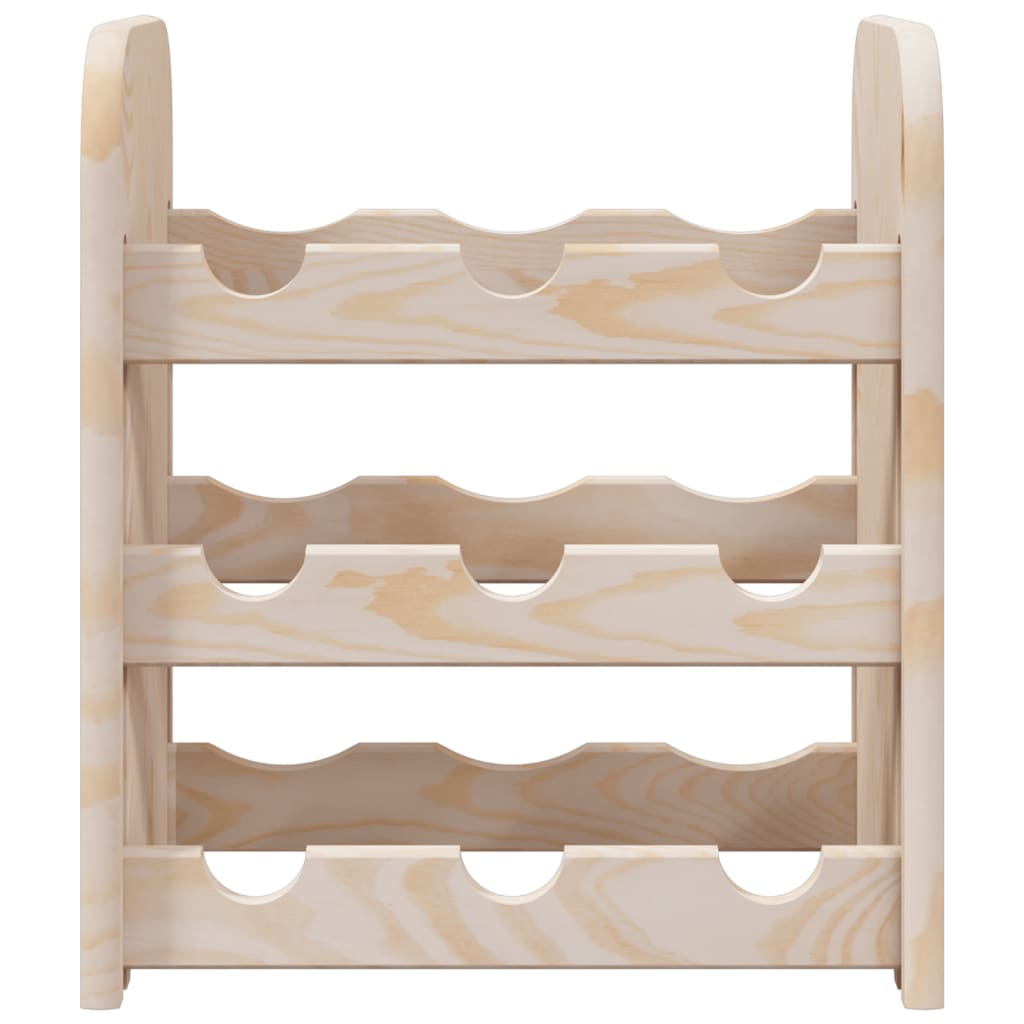 Vinreol 33X25X37 Cm Massivt Fyrretræ