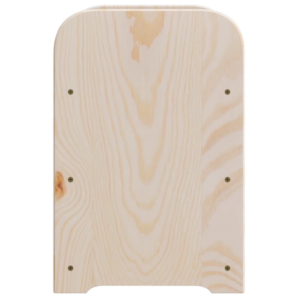 Vinreol 33X25X37 Cm Massivt Fyrretræ