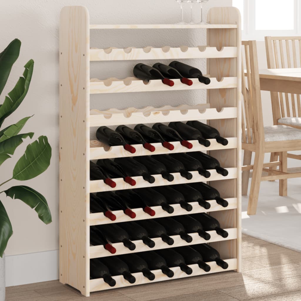 Vinreol 33X25X37 Cm Massivt Fyrretræ