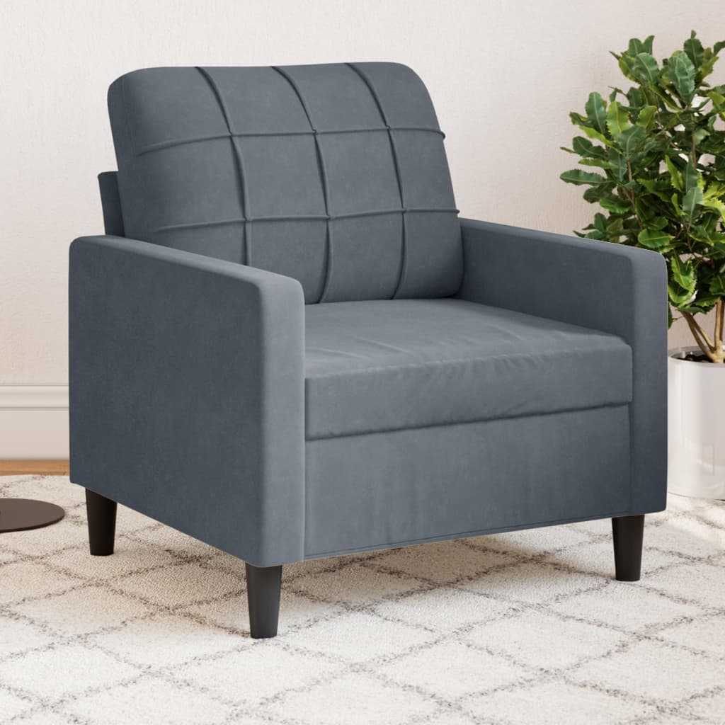 2-Personers Sofa Fløjl