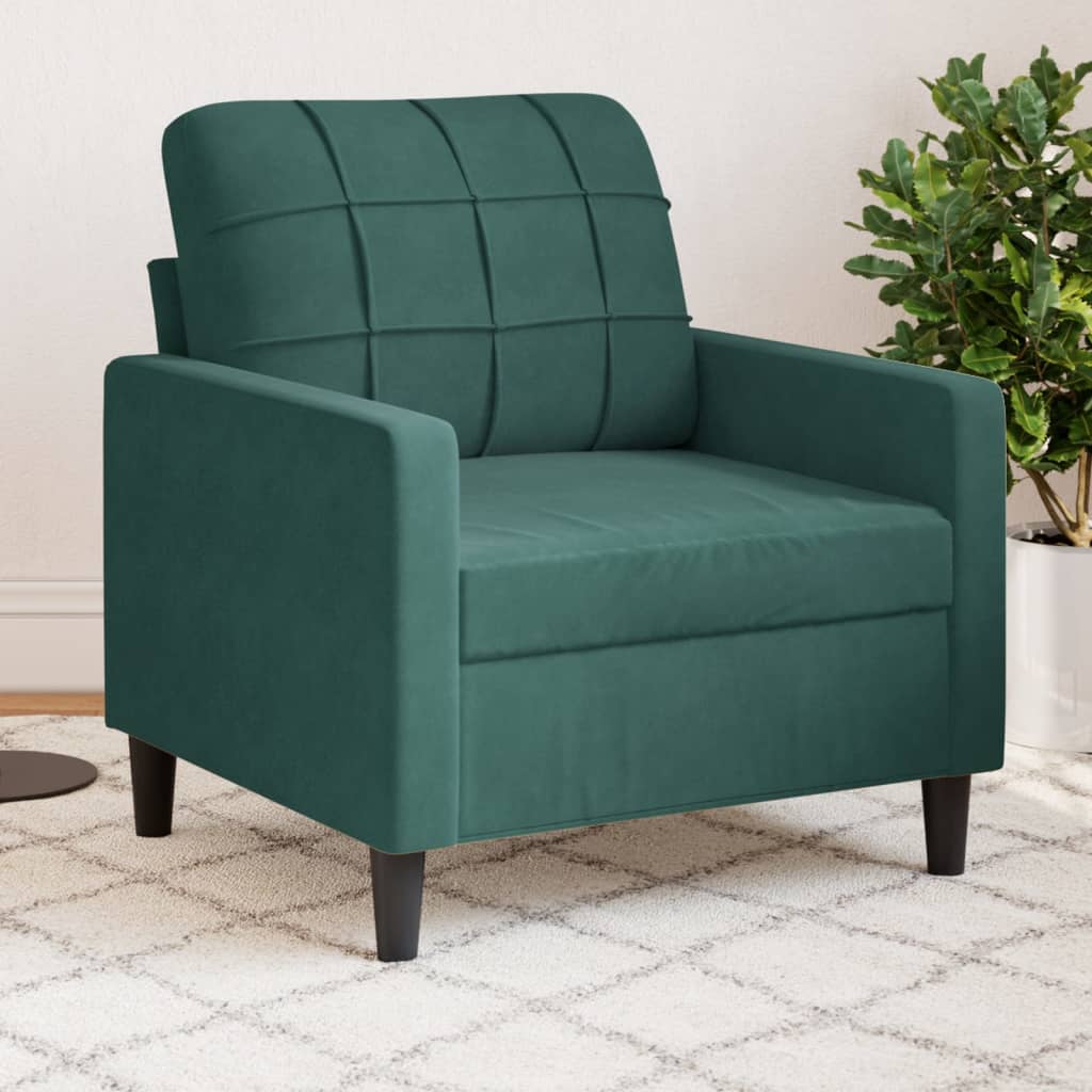 2-Personers Sofa Fløjl