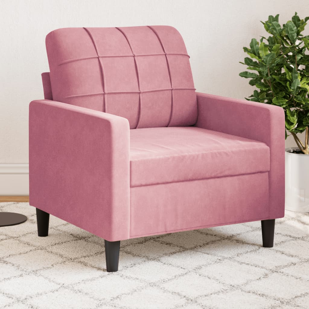 2-Personers Sofa Fløjl