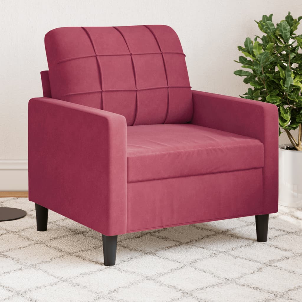 2-Personers Sofa Fløjl