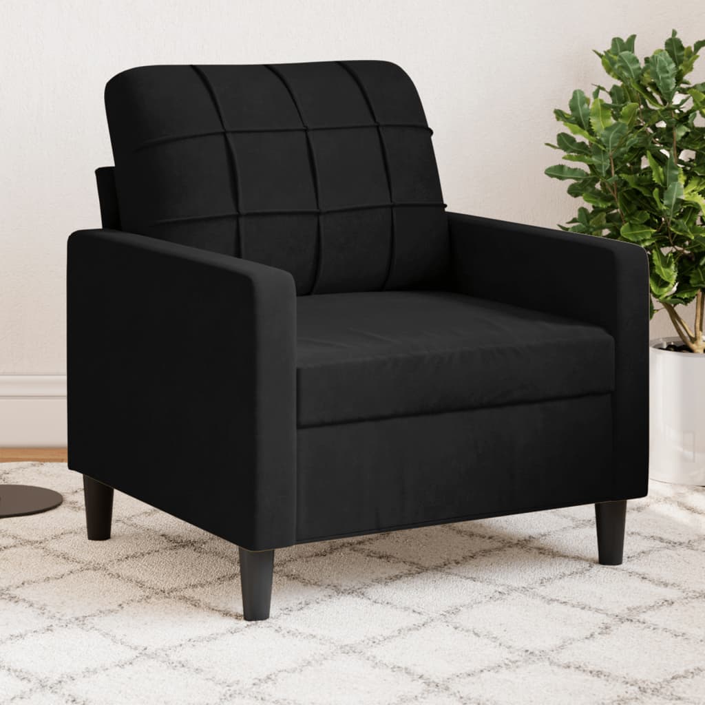 2-Personers Sofa Fløjl