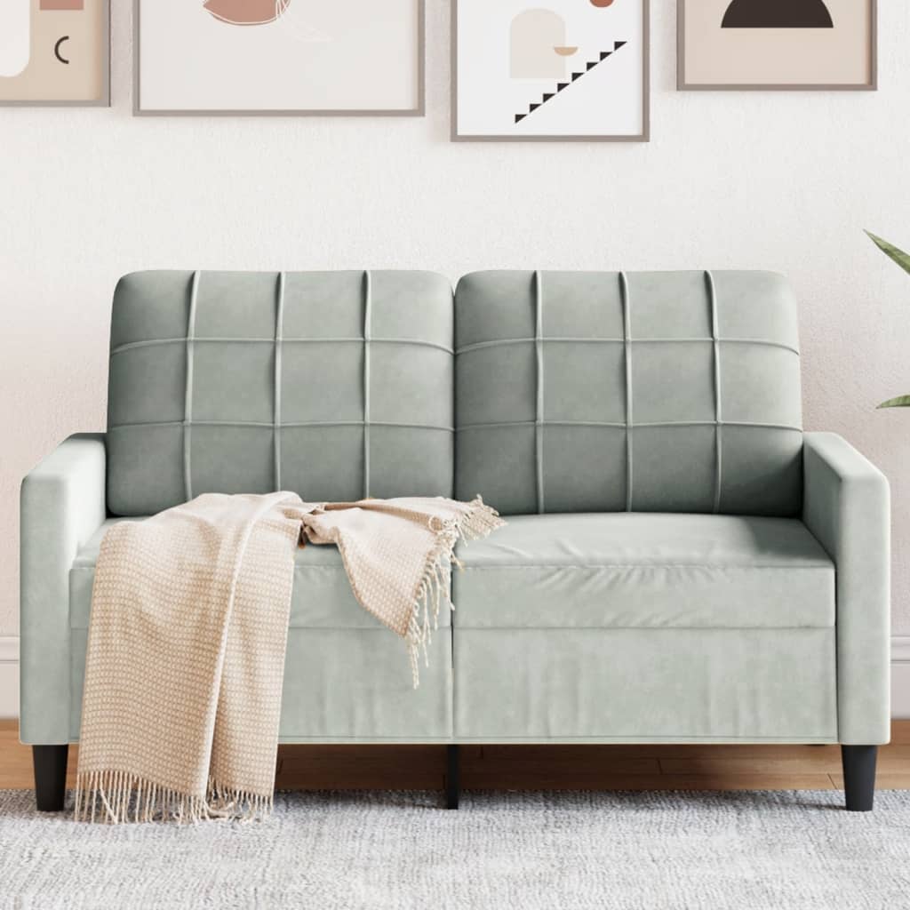 2-Personers Sofa Fløjl