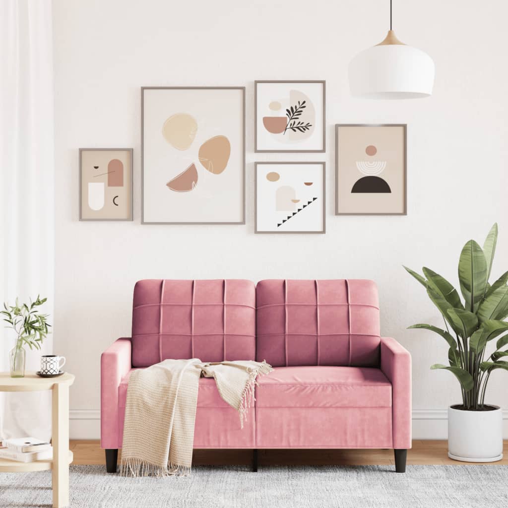2-Personers Sofa Fløjl