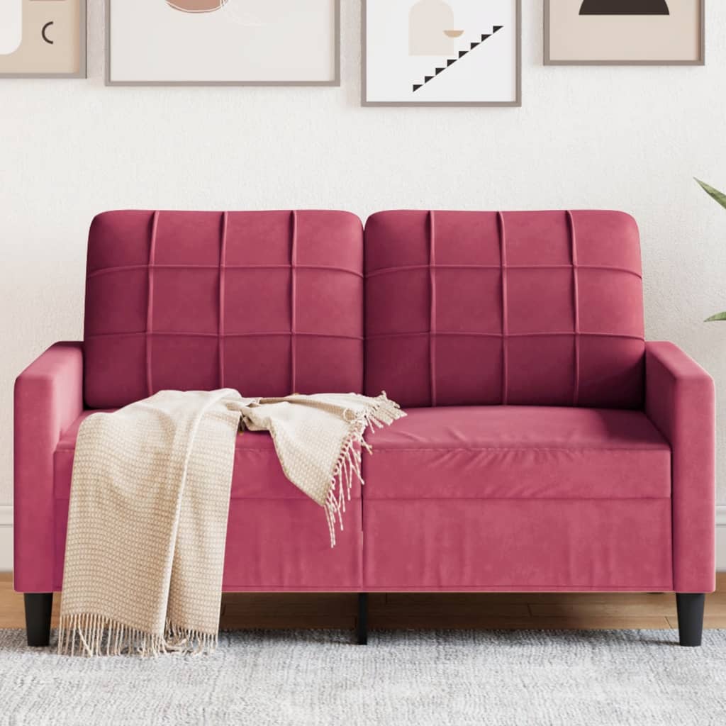 2-Personers Sofa Fløjl