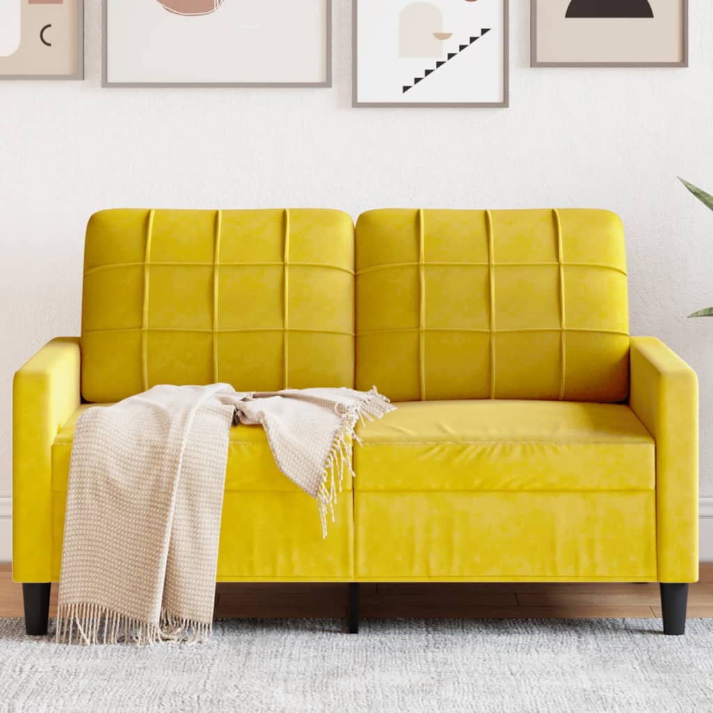 2-Personers Sofa Fløjl
