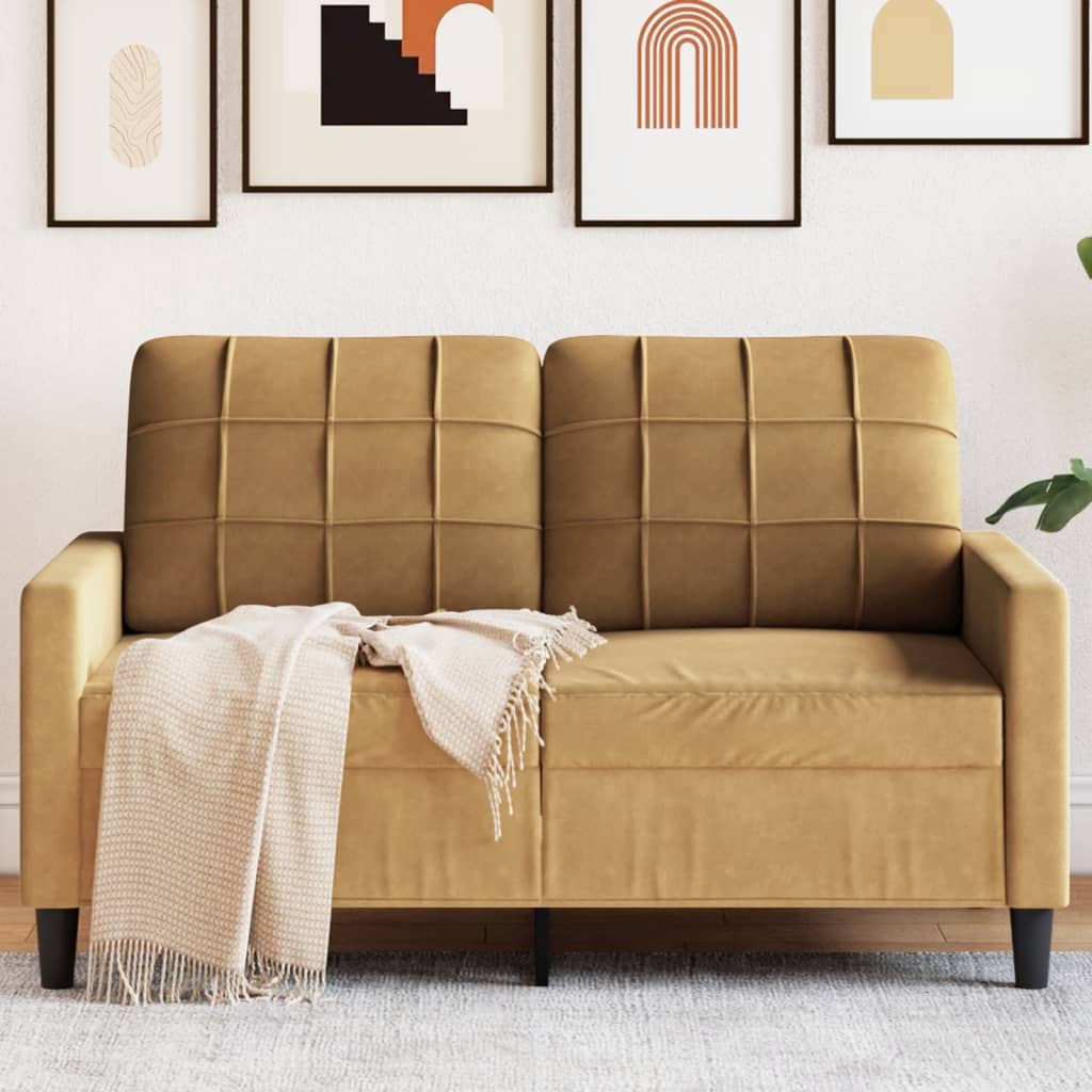 2-Personers Sofa Fløjl