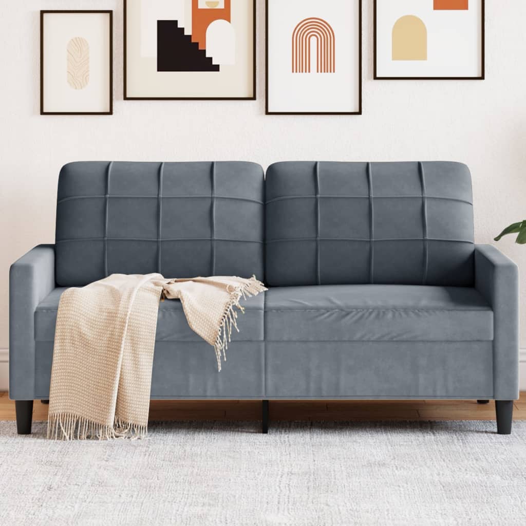 2-Personers Sofa Fløjl