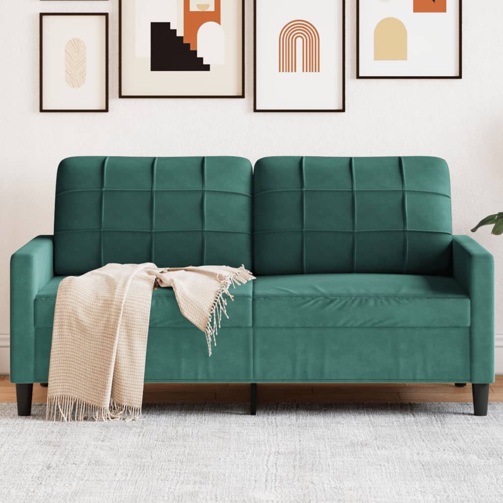 2-Personers Sofa Fløjl