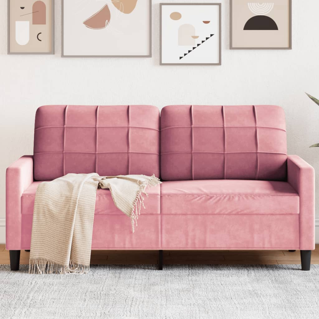 2-Personers Sofa Fløjl