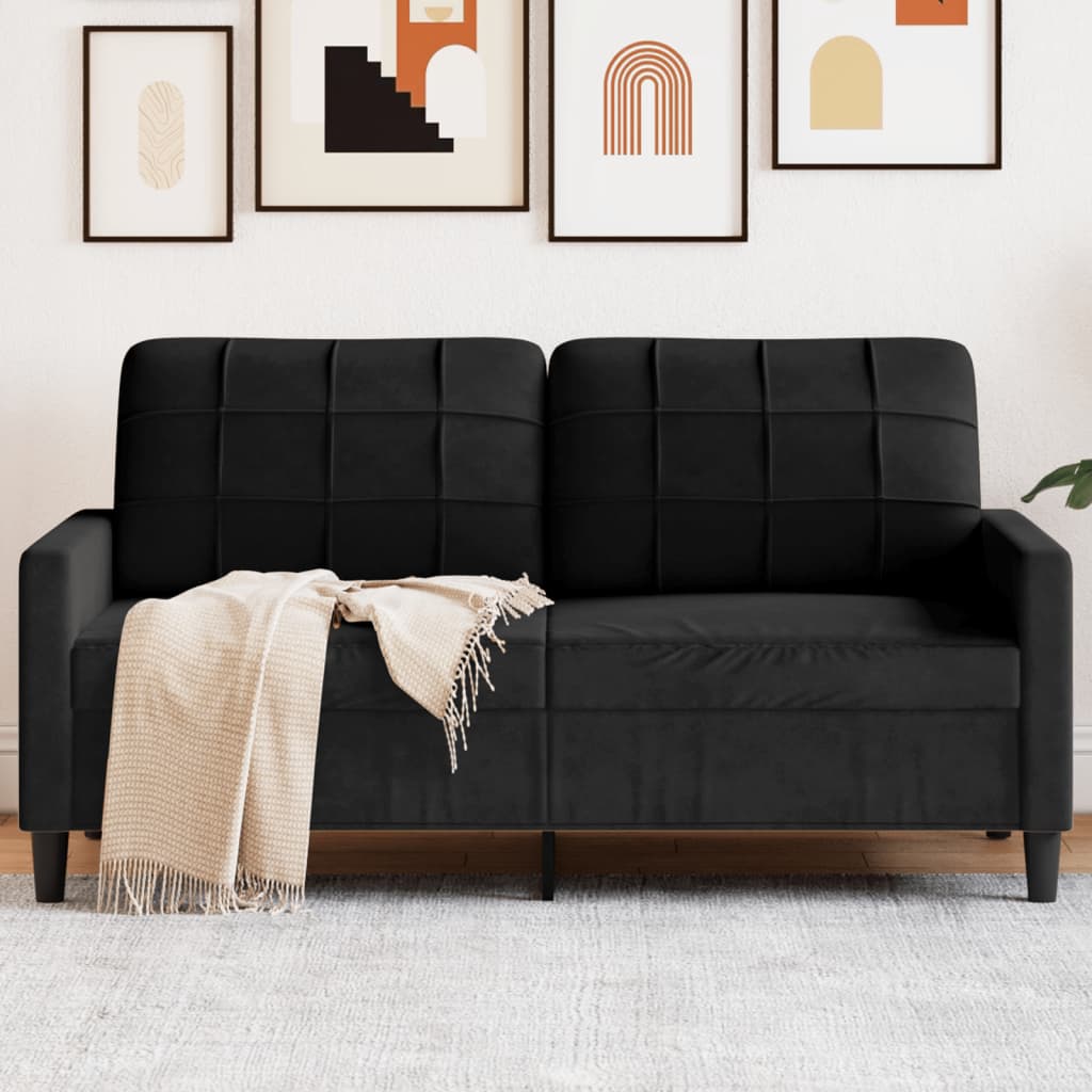 2-Personers Sofa Fløjl