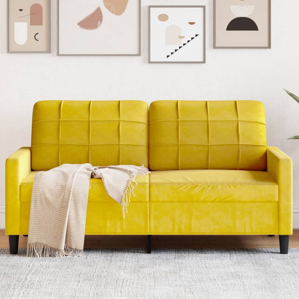 2-Personers Sofa Fløjl