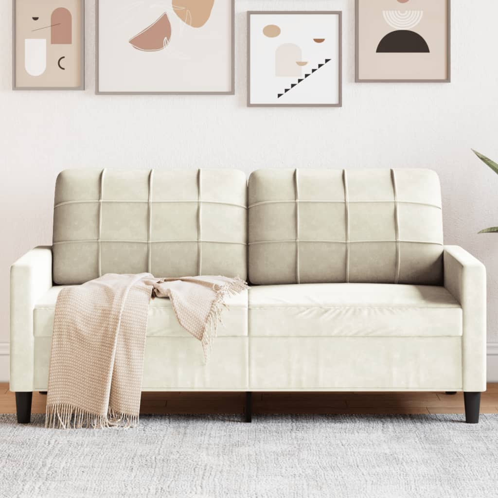 2-Personers Sofa Fløjl