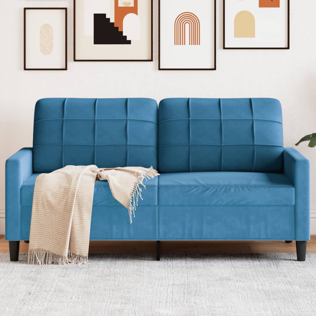 2-Personers Sofa Fløjl