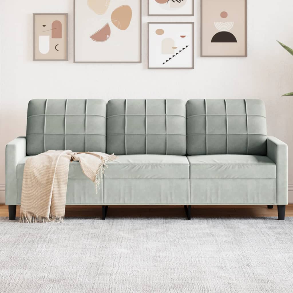 2-Personers Sofa Fløjl
