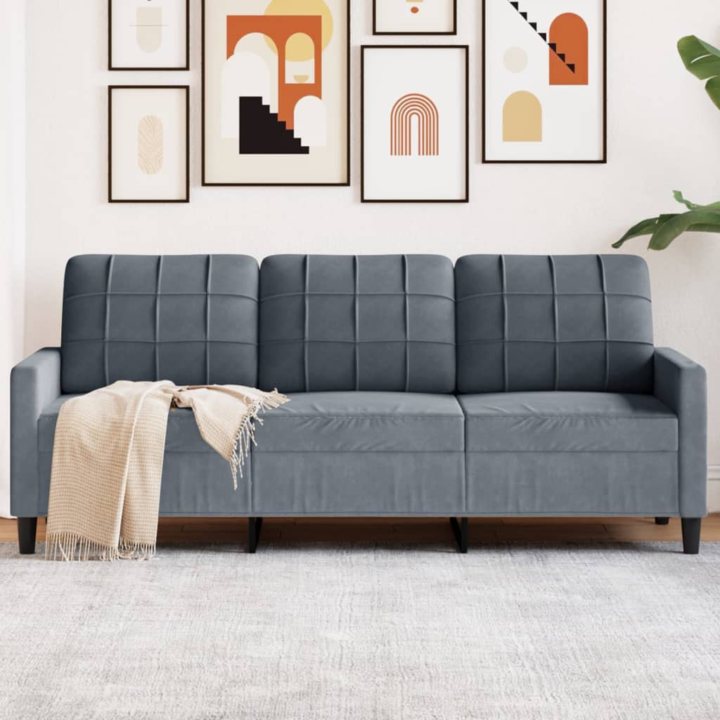 2-Personers Sofa Fløjl