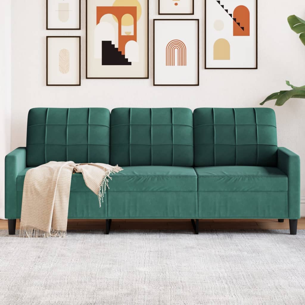 2-Personers Sofa Fløjl