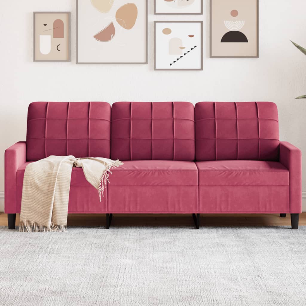 2-Personers Sofa Fløjl
