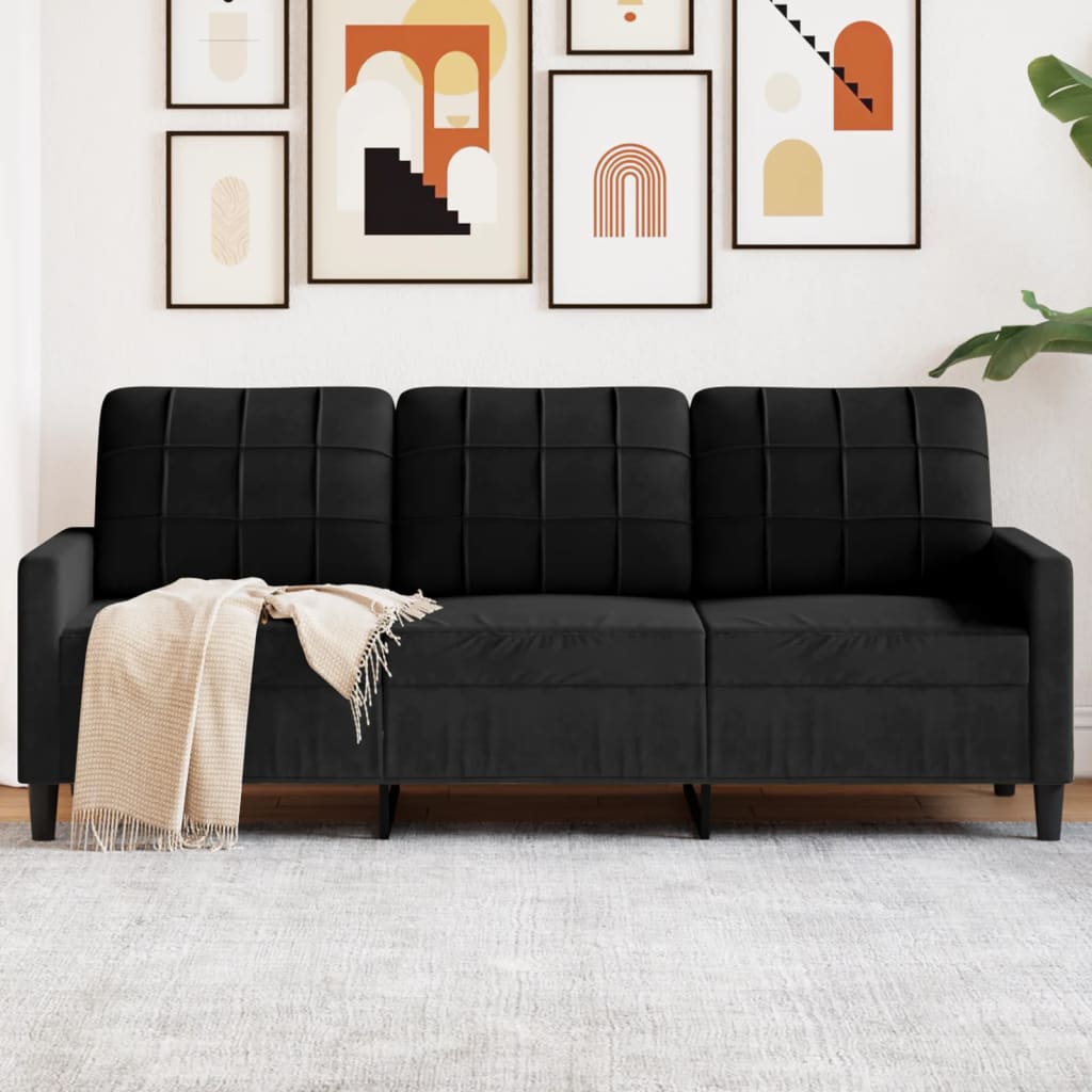 2-Personers Sofa Fløjl
