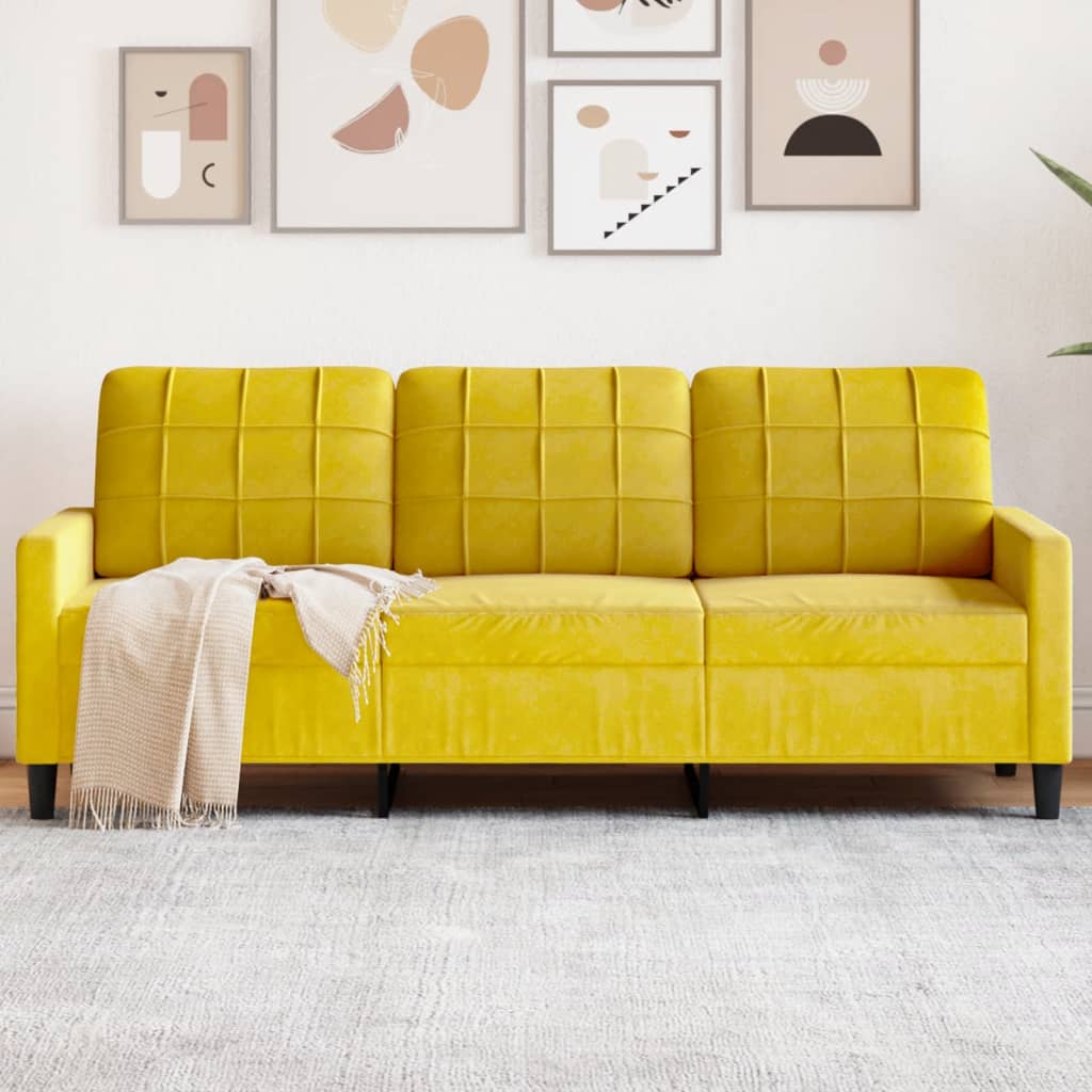 2-Personers Sofa Fløjl