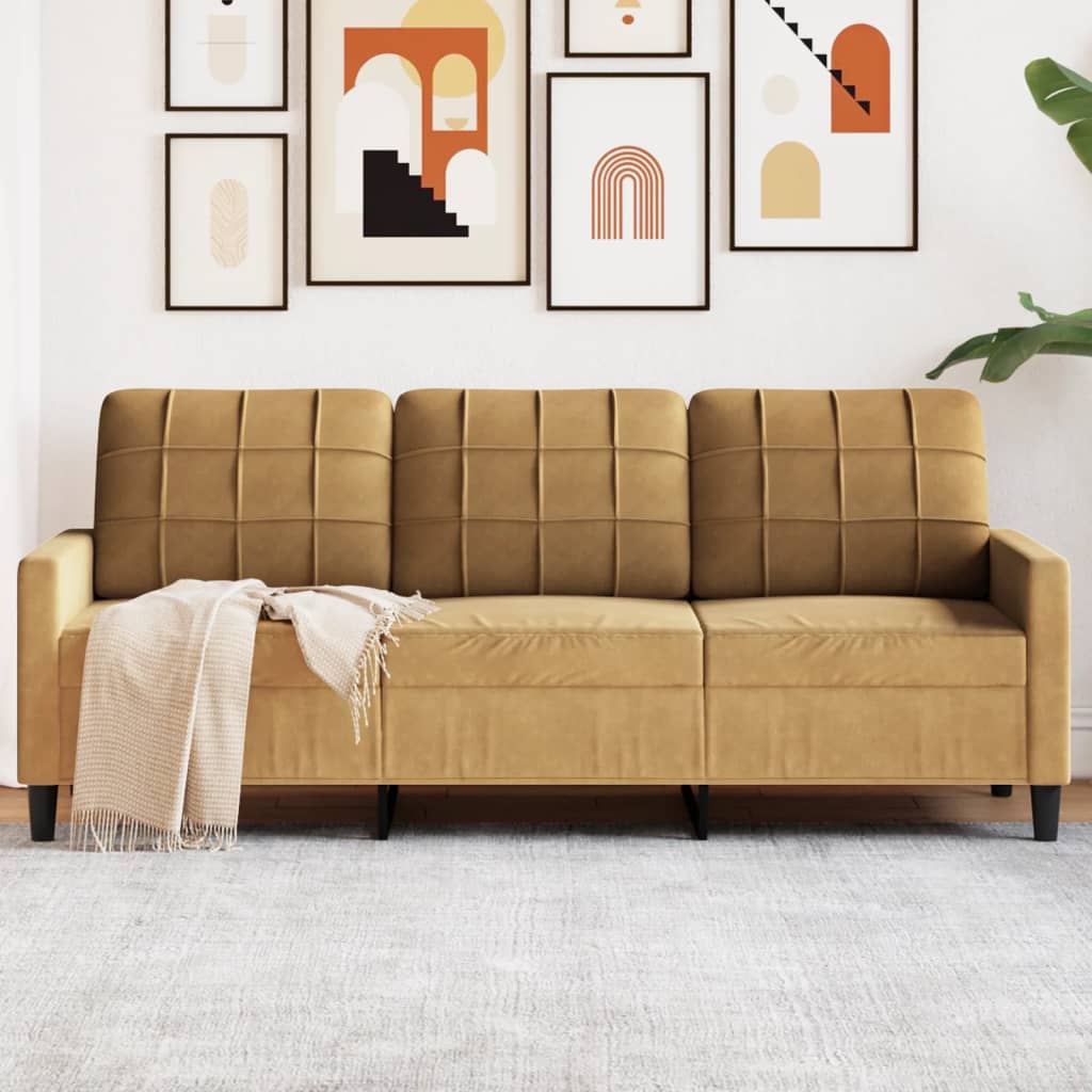 2-Personers Sofa Fløjl